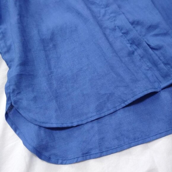 Luckyi Blue Shirt Blouse - Picture 6 of 7